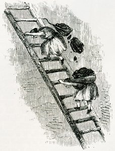 Women carrying coal to the surface in East Scotland mines, from 